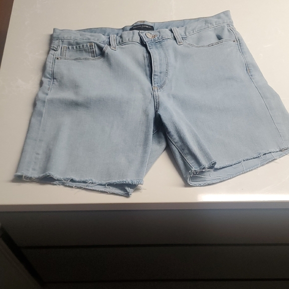 Light Blue Denim Men's Shorts - Picture 4 of 5